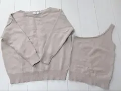 AZUL 長袖セーターとタンクトップセット M