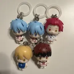 黒子のバスケ ミニフィギュア キーホルダー 5種セット