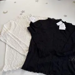 【新品未使用】しまむら　田中里奈　mysa レースシアーTシャツ Lサイズセット