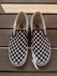 Vans チェッカー スリッポン