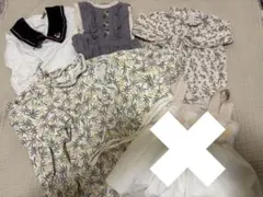 女の子　ロンパース・カバーオール　まとめ売り　80サイズ