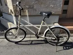 昭和レトロ自転車 ロッドブレーキは生産終了 丸石 婦人用 サンタモニカ