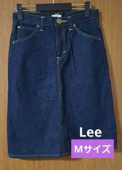 Lee earth music & ecology ダークブルーデニムスカート