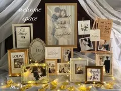 ウェルカムスペース✨挙式 結婚式装飾 ペーパーアイテム付まとめ売り ブライダル