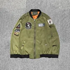 【HRO様専用】美品 YSX MA-1風 ミリタリージャケット オリーブグリーン