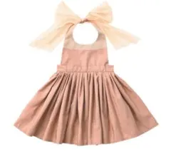 新品未使用　マールマール　リボン付きお食事エプロン80-90