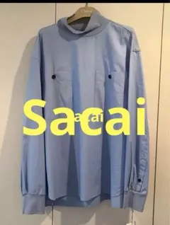 新品希少/Sacaiサカイ/シャツ/異素材ミックスのサムネイル