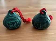 開運「福鈴」魔除け 厄除け 縁起物　丑　牛　セット　熊鈴にも