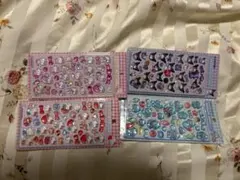 サンリオ ボンボンドロップシール 4点セット ハローキティ クロミ ハンギョドン