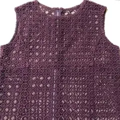 レディース ワンピース　ノースリーブ レース素材