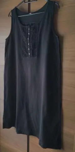 ブラックノースリーブチュニック