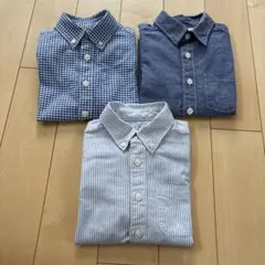 無印 長袖シャツ 3点セット