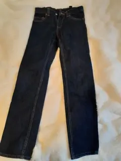 GU ダークブルー ストレートパンツ M