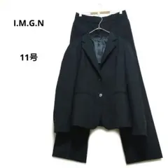 イマジン 洋服の青山 パンツスーツ 上下2点セット 洗えるスーツ ストレッチのサムネイル
