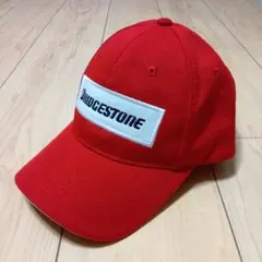 未使用！BRIDGESTONE 赤色 キャップ