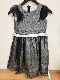 フォーマルドレス 130センチ〜140センチ 黒とゴールド