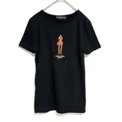 SONIA RYKIEL JEANS 刺繍　Tシャツ　ブラック　Sのサムネイル