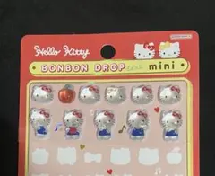 ボンボンドロップシールミニ　ハローキティ　レッド正規品 11個おすそ分け