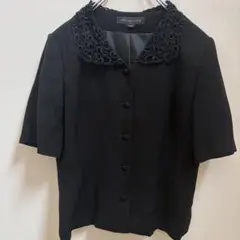 【M’S COLLECTION】フォーマルジャケット レース襟 9号 冠婚葬祭