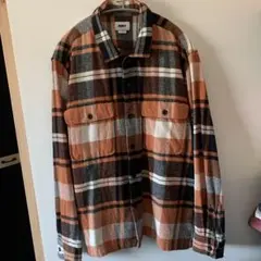 OBEY チェック柄 フランネルシャツ Lサイズ