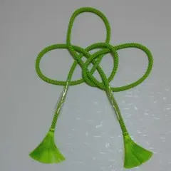 飾り紐「Lサイズ ロング緑色×1本」No.1