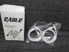2本セット！急速充電対応USB-Cケーブル　ライトニングケーブル