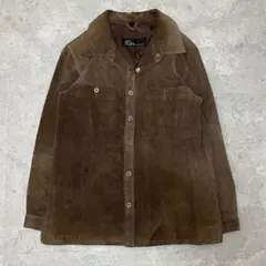 【本革】　70's　80's　スエード　レザー　ジャケット　アメカジ　ウエスタンのサムネイル