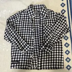 ベビードールチェックシャツ2枚セット　120.130