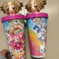 ワンダフルプリキュア 映画　カップホルダーフィギュア付き