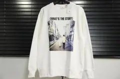 アダムエロペ Oasis Morning Glory スウェット XL 白のサムネイル