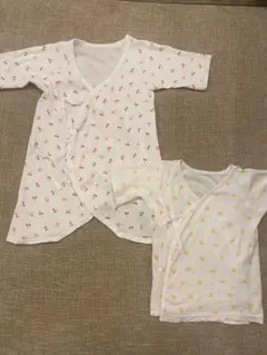 【ミキハウス】新生児 50〜コンビ肌着と短肌着セット
