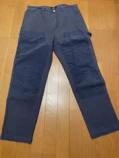 Stussy ライトグリーン ペインターパンツ - メルカリ
