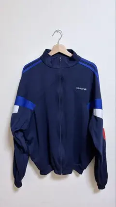 adidas ネイビー トラックジャケット ヴィンテージ