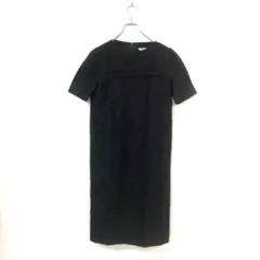 z-1154 Pierre Cardinピエール・カルダン黒ワンピース