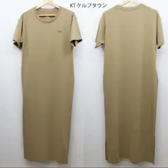 THENORTHFACE ロング丈 ロゴ スリットワンピース NTW32357