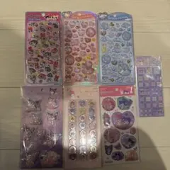 サンリオ　うるちゅるPOP プチドロ　パワパフ　シャカシャカシール　まとめ売り