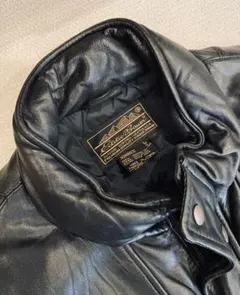 【超希少】Eddie Bauer 黒 レザーダウンジャケット L