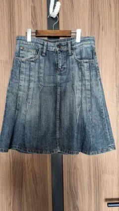 zara WOMAN デニムフレアスカート