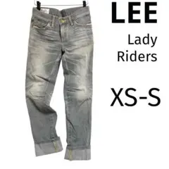 ☘️リーレディースリーライダース(XS-S)ストレートデニムパンツ日本コットンのサムネイル