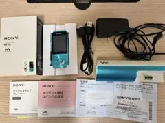 m*u様 SONY NW-S313 ブルー 4GB 専用カバー、録音ケーブル付き - メルカリ