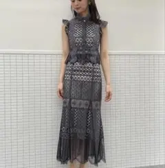 スナイデル　ジャガードレースマーメイドスカート SWFS242132