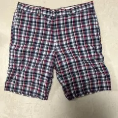 UNIQLO チェック柄 ショートパンツ XL