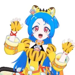 アイプリ　アニマルバズリウムタイガーイエロー