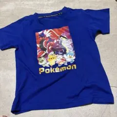 ポケモン Tシャツ 半袖 ブルー 青 110サイズのサムネイル