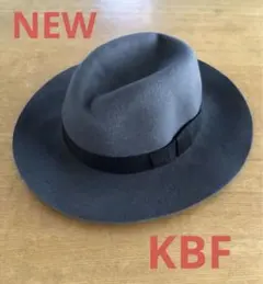 新品　大人気完売品　KBF つば広　HAT 帽子　ハット　グレー　レディース