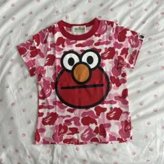 美品⭐️BAPE KIDS SESAME STREET エルモ Tシャツ正規品のサムネイル