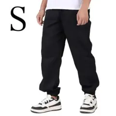 ジョガーパンツ メンズ ロングパンツ ゆったり Sサイズ ブラック 黒 パンツ