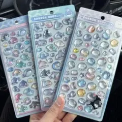 【正規品】水族館限定 ボンボンドロップシール 3種セット
