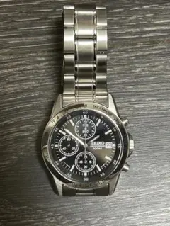SEIKO クロノグラフ 100M 腕時計 7T92-0DW0 不動のサムネイル