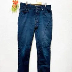 H&M 【32】パンツ スリムフィット ネイビー カジュアル きれいめ スキニー